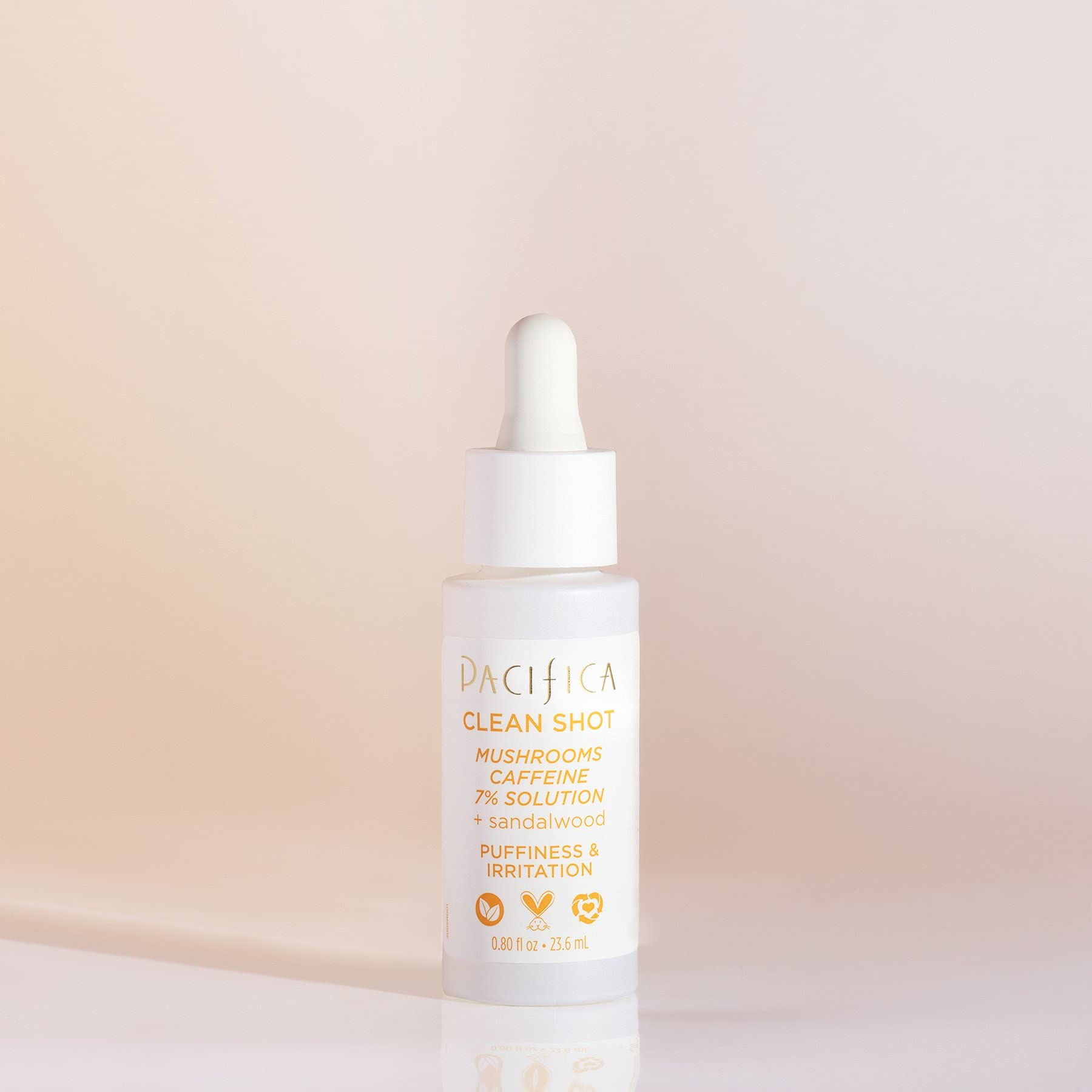 Pacifica Clean Shot Mushrooms and Caffeine 7 Percent Unisex 0.8 oz